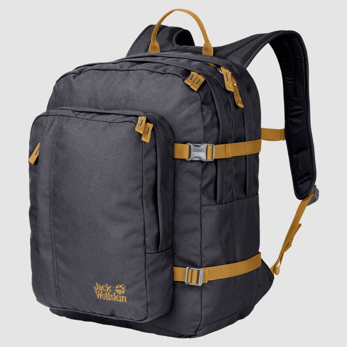 Mochila Jack Wolfskin Berkeley Hombre Negros Claro Mexico-5713142